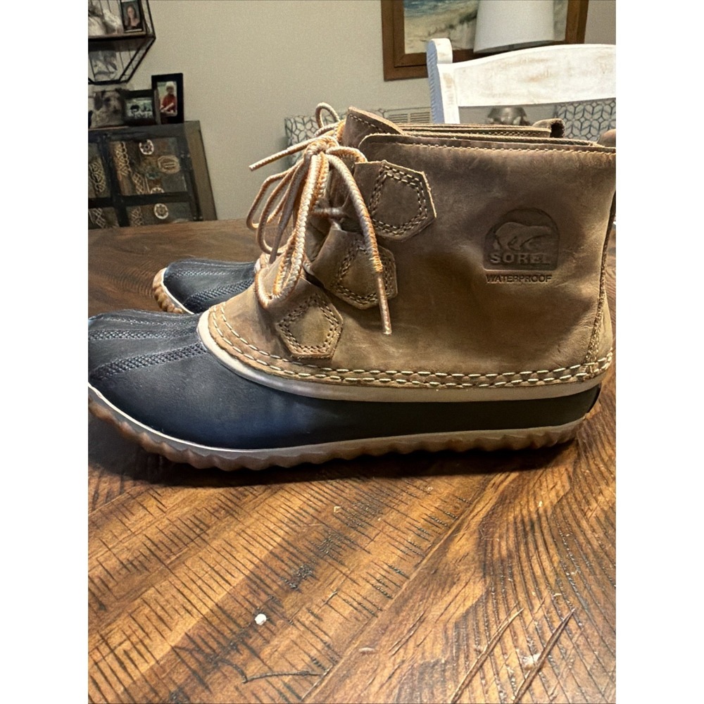 Sorel Out N About Women's Mid-Boot Waterproof Duck Shoes Size 8 Hiking Outdoors - Picture 3 of 8
